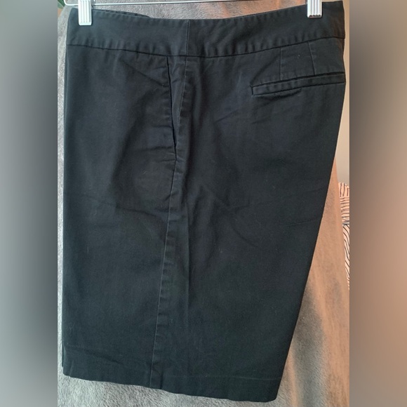 ANN TAYLOR long shorts, black cotton, 14 - Picture 2 of 4